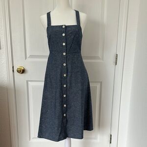 Madewell chambray button dress
